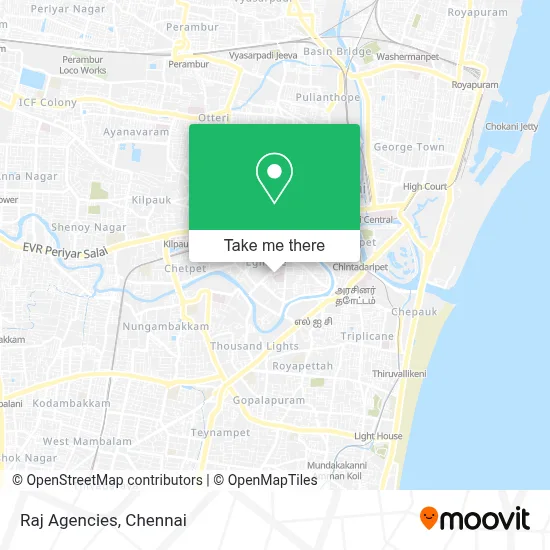 Raj Agencies map