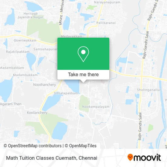 Math Tuition Classes Cuemath map