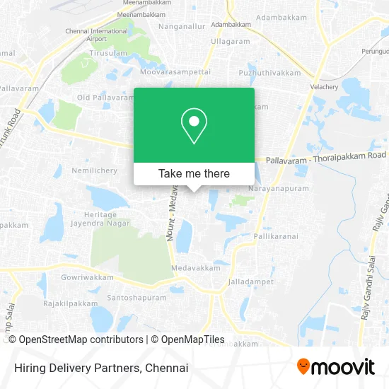 Hiring Delivery Partners map