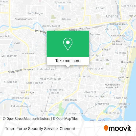 Team Force Security Service map