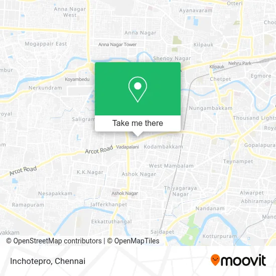 Inchotepro map