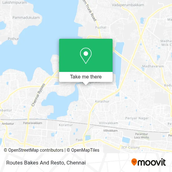 Routes Bakes And Resto map