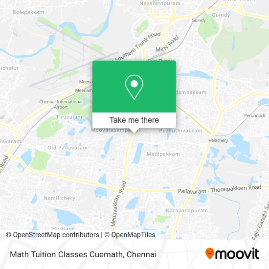Math Tuition Classes Cuemath map
