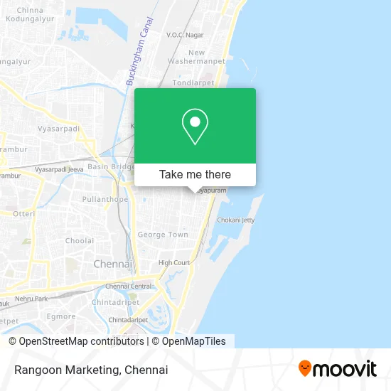 Rangoon Marketing map