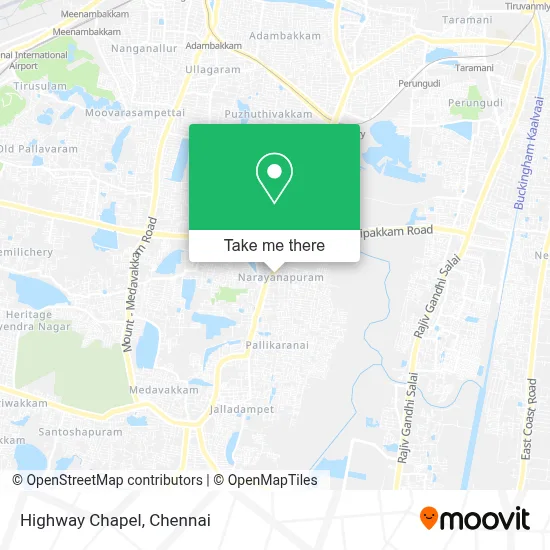 Highway Chapel map