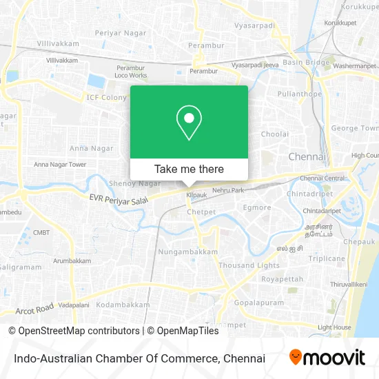 Indo-Australian Chamber Of Commerce map