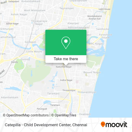 Catepilla - Child Development Center map