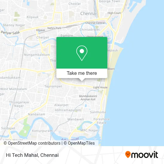Hi Tech Mahal map