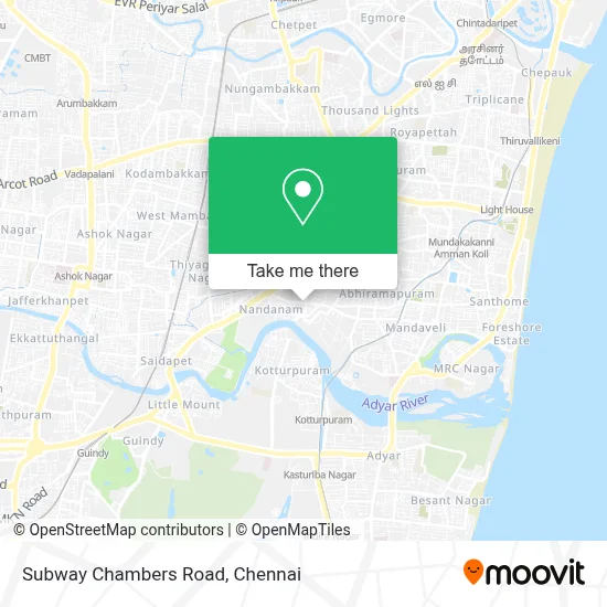 Subway Chambers Road map