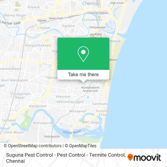 Suguna Pest Control - Pest Control  - Termite Control map