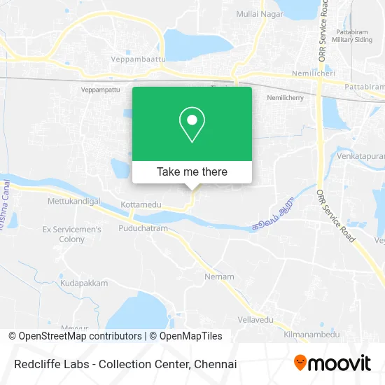 Redcliffe Labs - Collection Center map