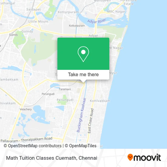 Math Tuition Classes Cuemath map