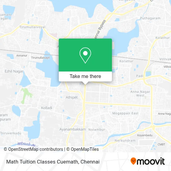 Math Tuition Classes Cuemath map