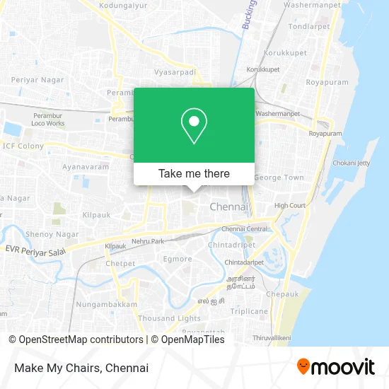 Make My Chairs map