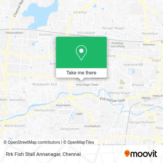 Rrk Fish Stall Annanagar map