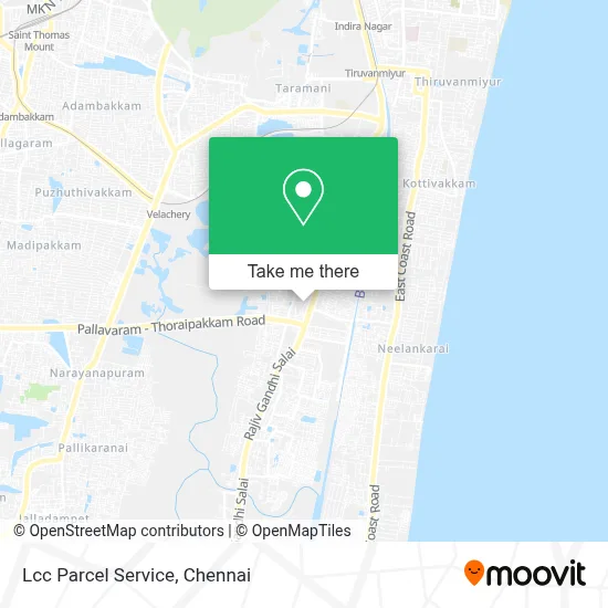 Lcc Parcel Service map