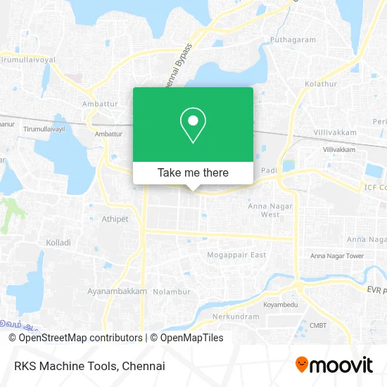RKS Machine Tools map
