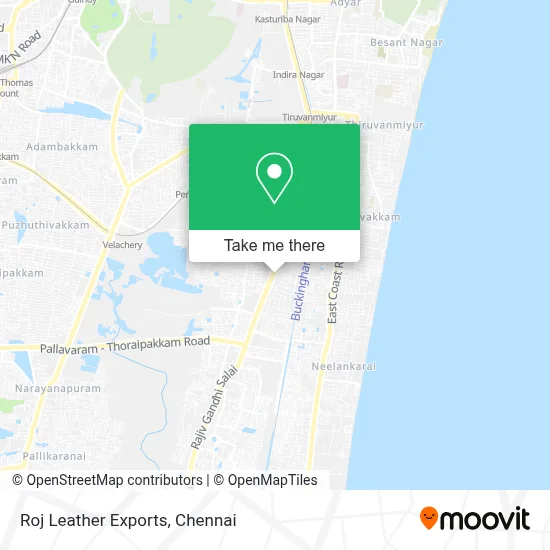 Roj Leather Exports map