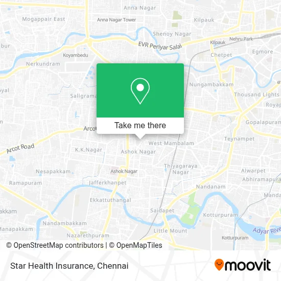 Star Health Insurance map