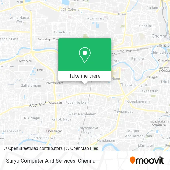 Surya Computer And Services map