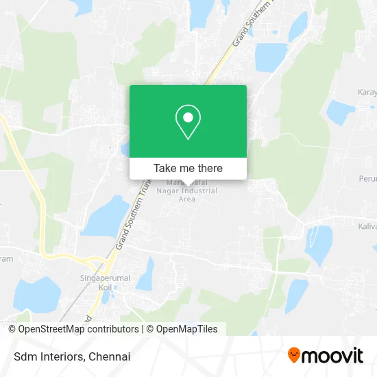 Sdm Interiors map