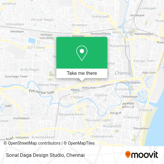 Sonal Daga Design Studio map