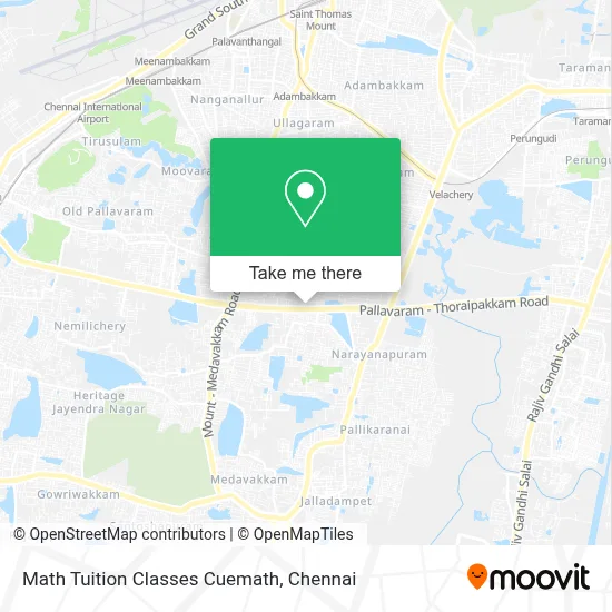 Math Tuition Classes Cuemath map