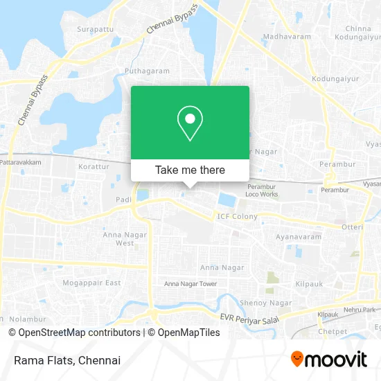 Rama Flats map