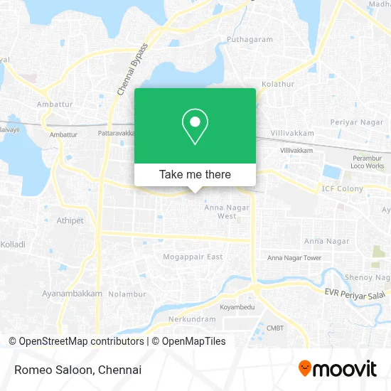 Romeo Saloon map
