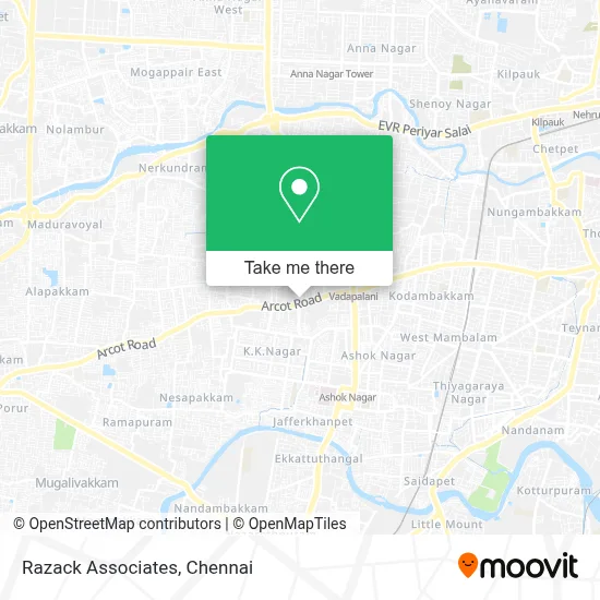 Razack Associates map