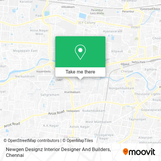 Newgen Designz Interior Designer And Builders map