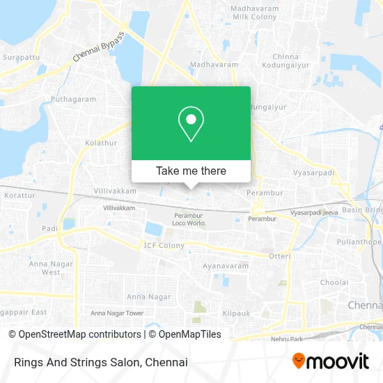 Rings And Strings Salon map