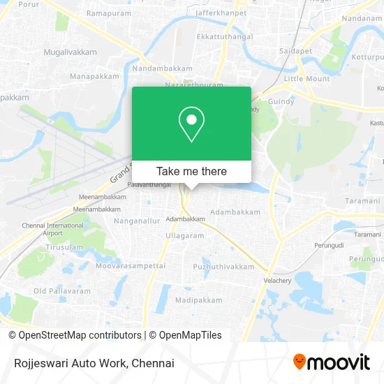 Rojjeswari Auto Work map