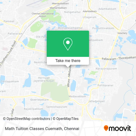 Math Tuition Classes Cuemath map