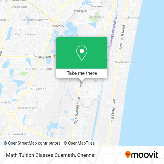 Math Tuition Classes Cuemath map