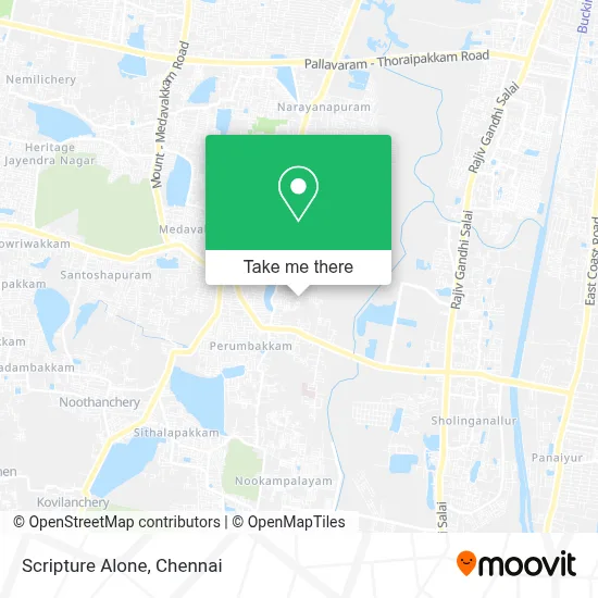 Scripture Alone map
