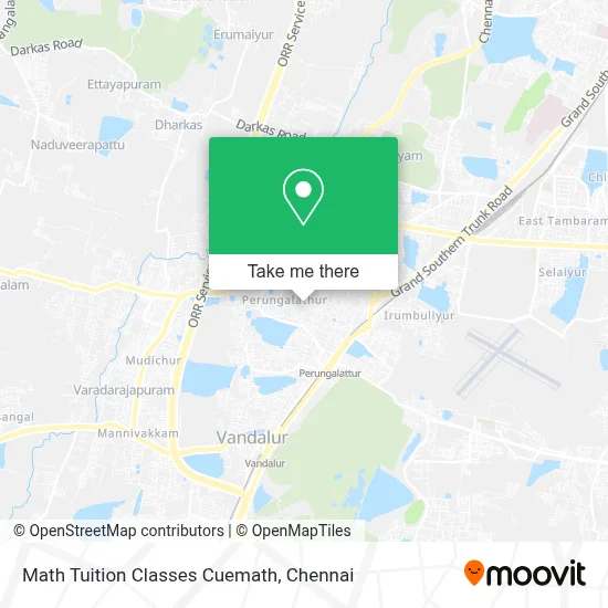 Math Tuition Classes Cuemath map