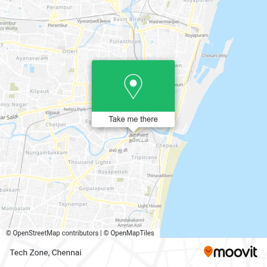 Tech Zone map