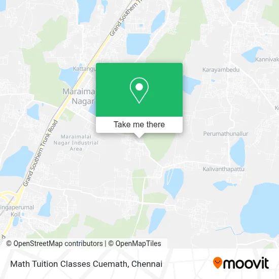 Math Tuition Classes Cuemath map