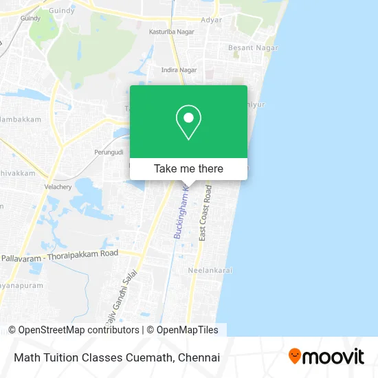 Math Tuition Classes Cuemath map