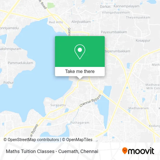 Maths Tuition Classes - Cuemath map
