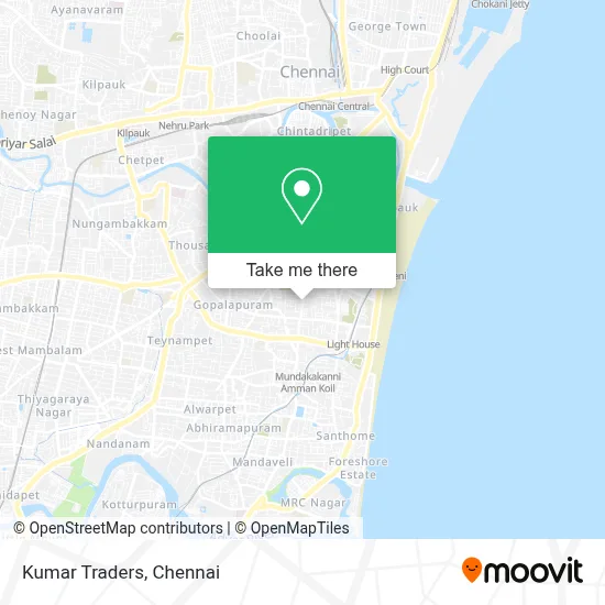 Kumar Traders map