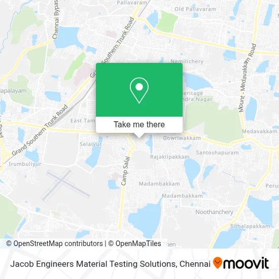 Jacob Engineers Material Testing Solutions map