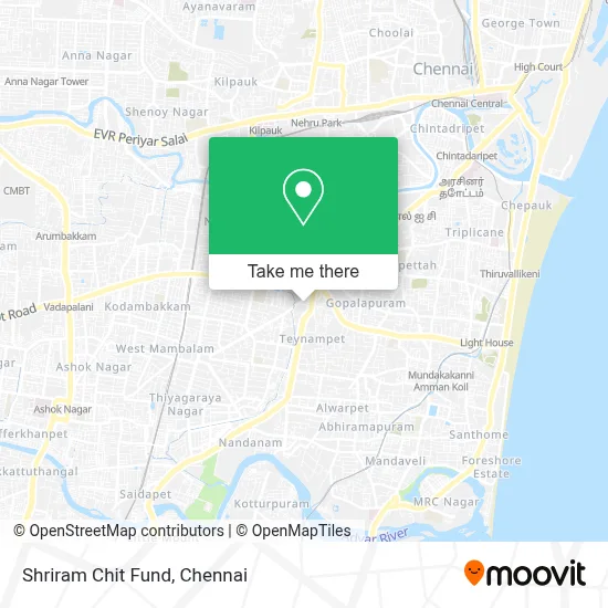 Shriram Chit Fund map