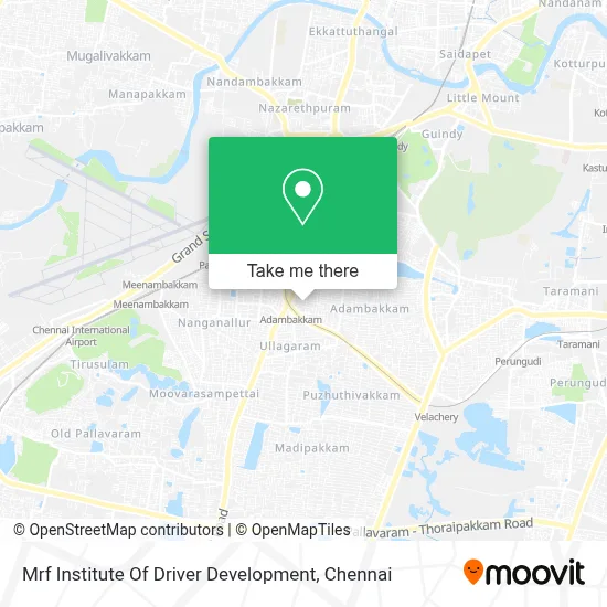 Mrf Institute Of Driver Development map