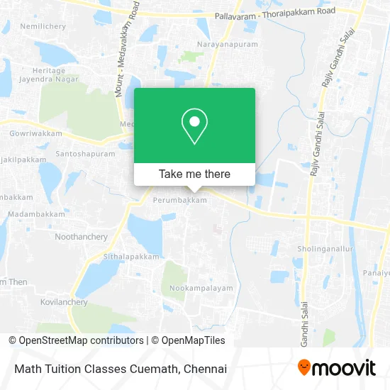 Math Tuition Classes Cuemath map