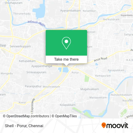 Shell - Porur map