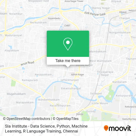Sla Institute - Data Science, Python, Machine Learning, R Language Training map