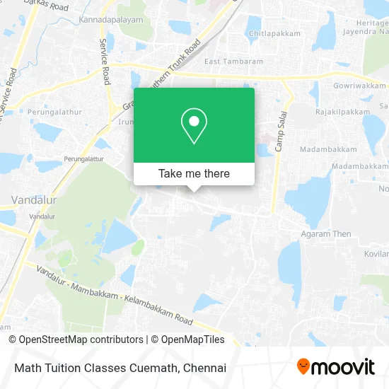 Math Tuition Classes Cuemath map