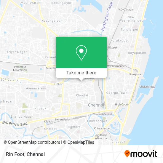 Rin Foot map